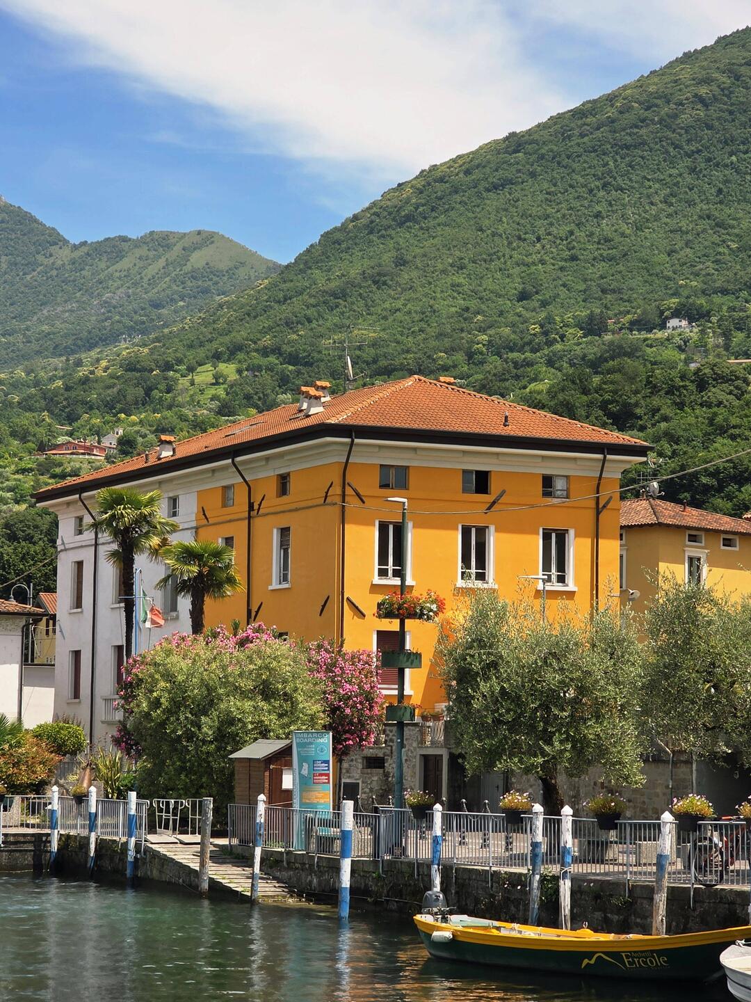 Lake Iseo - beautiful colors, and nice to be near the water again!