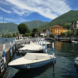 Cycling the shoreline of Lake Iseo