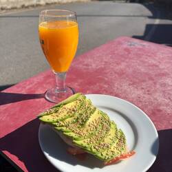 Thought I'd go healthy for breakfast number three.