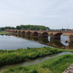 Der 1. Blick auf die Loire