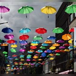 Einkaufsstraße in Trondheim, Grüße gehen raus an Rihanna 😉