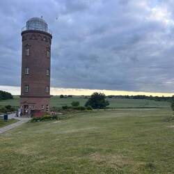 Der Peilturm auf dem Kap.