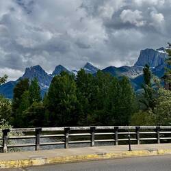 Bergformatie: de 3 zusters in Canmore