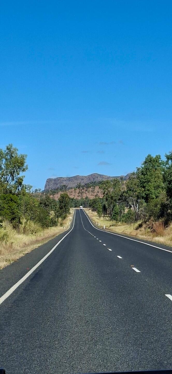 Driving into Springsure QLD