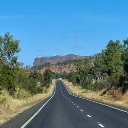 Driving into Springsure QLD