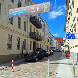 Hier geht's ins Zentrum
