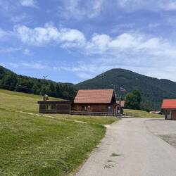 Slowenische Skipiste