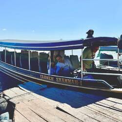 Ab auf unser erstes Boot