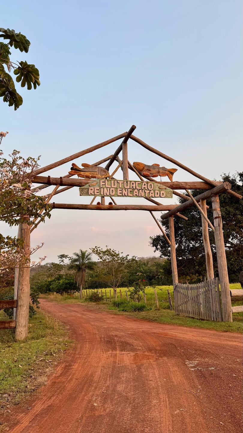 Der Eingang zu unserer Lodge