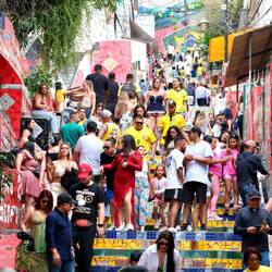 Escadaria Selaron - gehört zu den meistbesuchten Plätzen in Rio
