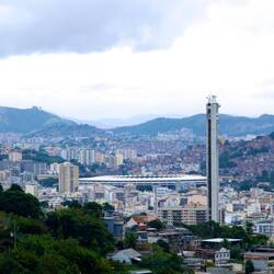 Blick auf das Maracana Stadion