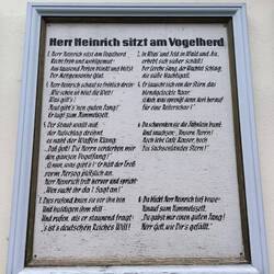 Tafel am Finkenherd
