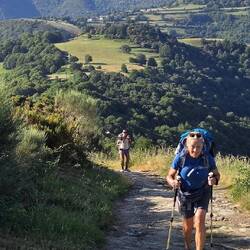Walking up to O'Cebreiro