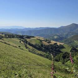 View from way to O'Cebreiro