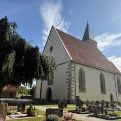 Kick-Off-Point: Sülchenkirche | Hier wurde (wird vermutet) Meginrat = Meinrad getauft.