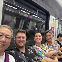 Us in an MRT