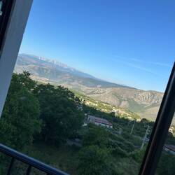 Blick aus dem Zimmer...