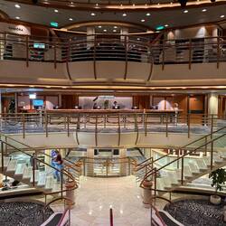 Atrium in the ship