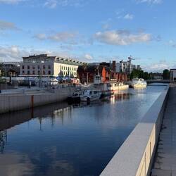 Der Hafen sieht grösser aus als er ist
