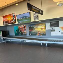 Gepäckband vom Flughafen Leknes