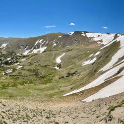 View from Alpine Visitor Center ... there are Elk down in the valley.