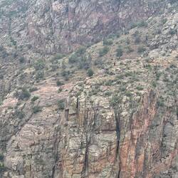 Do you see the climbers or are they hikers?