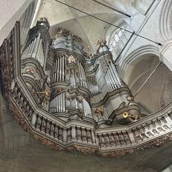 Imposante Orgel.