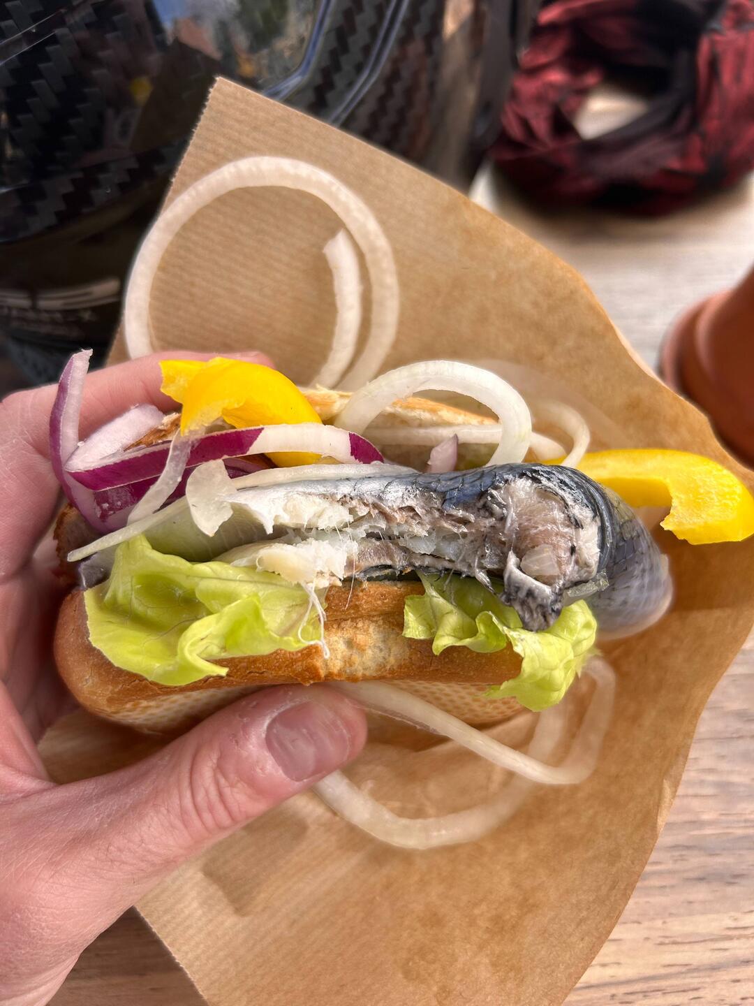 Feinstes Fischbrötchen.