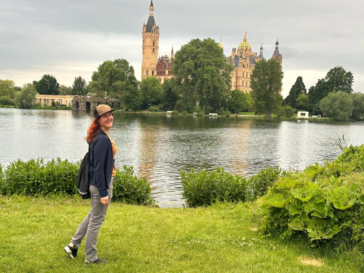 Spaziergang zum Schloss.