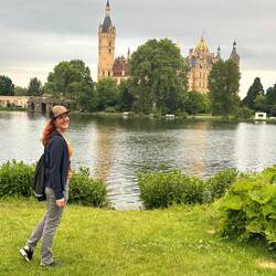 Spaziergang zum Schloss.