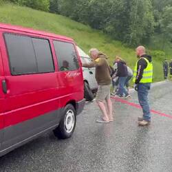 Bergung durch mehrere Teams, super Zusammenhalt