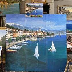 I think I would like this painting--if only I had a wall for it!