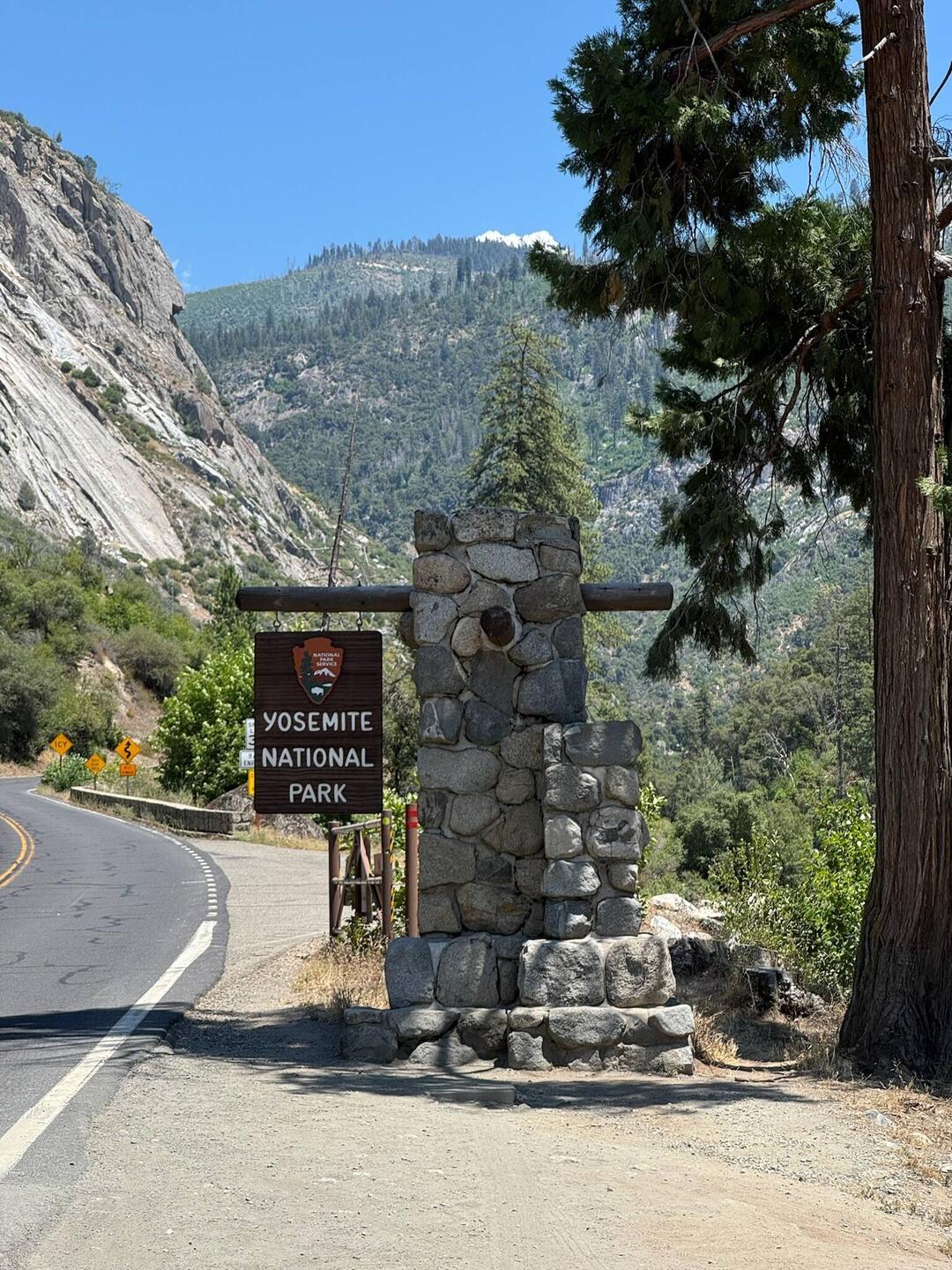 Das Schild am Eingang des Nationalparks