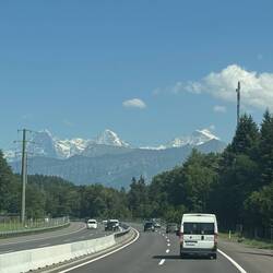 Von rechts nach links: Jungfrau, Mönch und Eiger