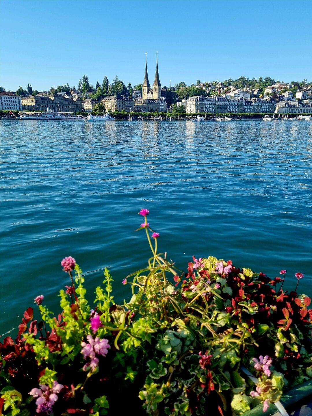 Auf dem Weg zum Public Viewing in Luzern ...