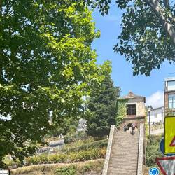 You don't have to go up these steps (I did not), but you do have to go up one way or another.