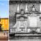 The Neptune Fountain (L) and Old Fountain were once fed by water from Bagni di Mario.