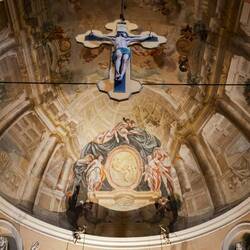 Dome over the apse at Chiesa di Santissima Annunziata — Bologna, Italy.