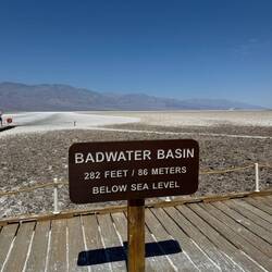 Badwater Basin - tiefster Punkt Nordamerikas