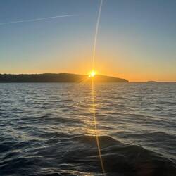 Sunrise this morning in Nanoose Harbour