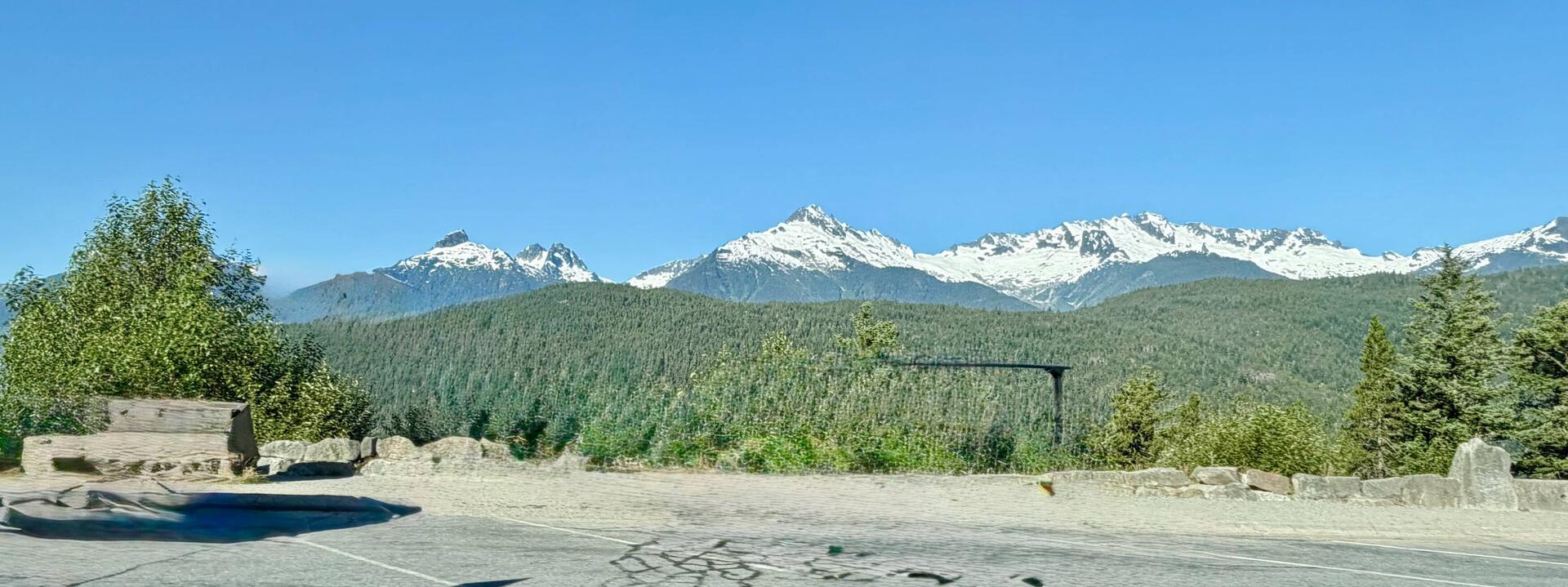 Auf der Fahrt von Whistler nach Vancouver