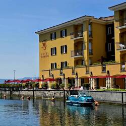 Without the guy 😉. Sirmione Old Town.