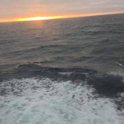 This is at 1 am - but the sun never actually sets - it almost touches the horizon and then goes up