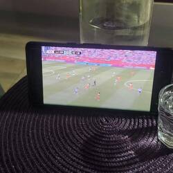 Fussball auf dem Handy