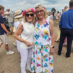 2 x Swedish Beauties - Kim and Inge, the Grandmother of the Bride