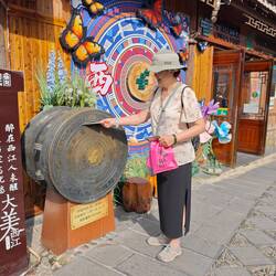 Unique bronze drum mailbox 铜鼓邮筒