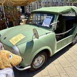 Ehemliger Trabbi der Grenztruppen der DDR