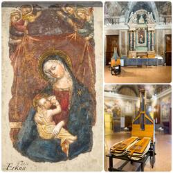 Madonna della Conzolazione by Dalmasio; 14th century; Renaissance positive organ from Groningen.