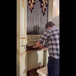 Music from early 19th century organ & 1598 rectangular spinet — Museo San Colombano.