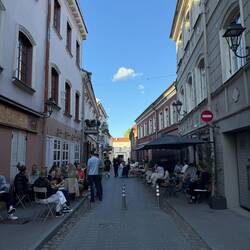 Abendspaziergang in Vilnius